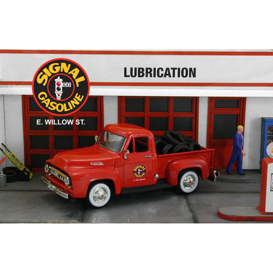 1953 Ford F-100 Pickup "Signal Gasoline" w/Tire Load