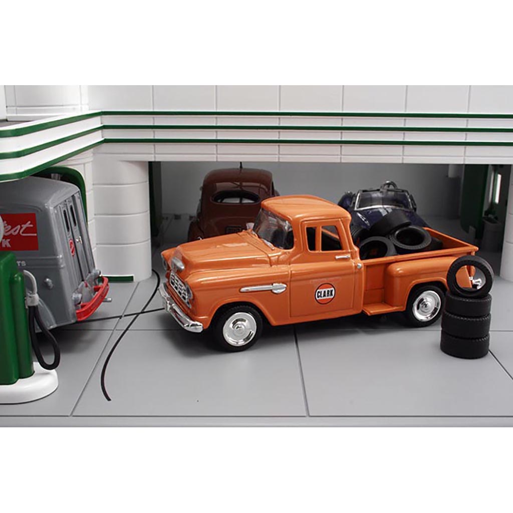 1955 Chevrolet Pickup "Clark Oil" w/Tire Load