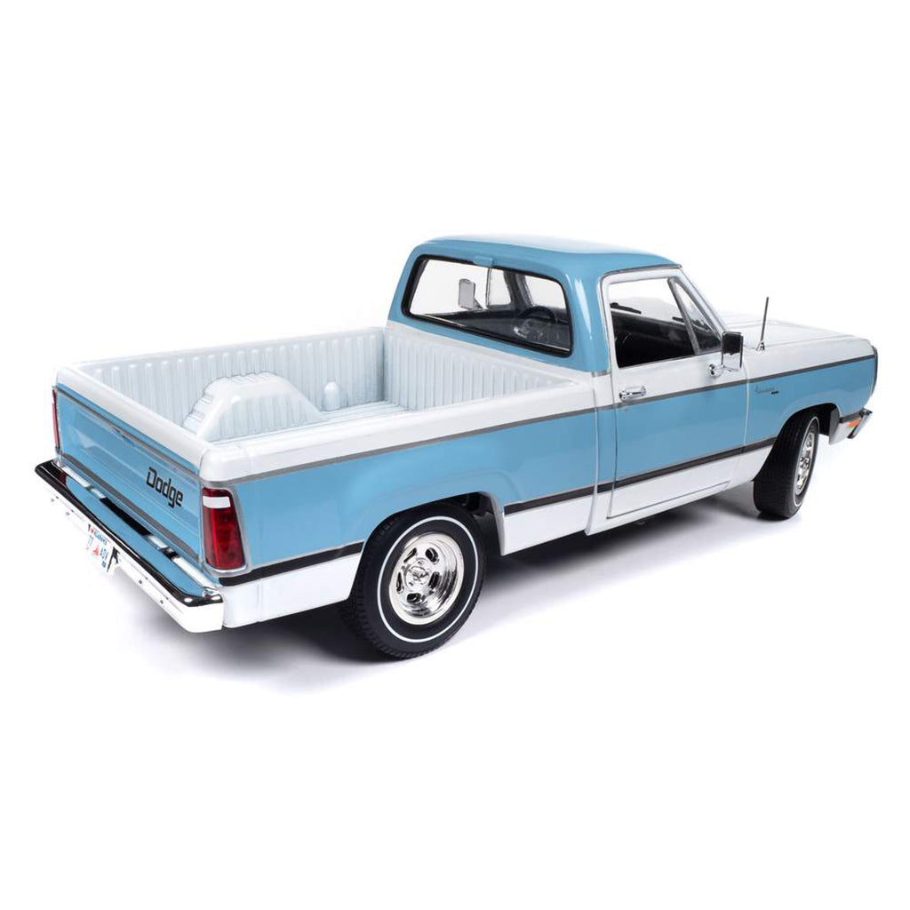 1977 Dodge D100 Adventurer Sweptline Pickup Truck (Light Blue/White)