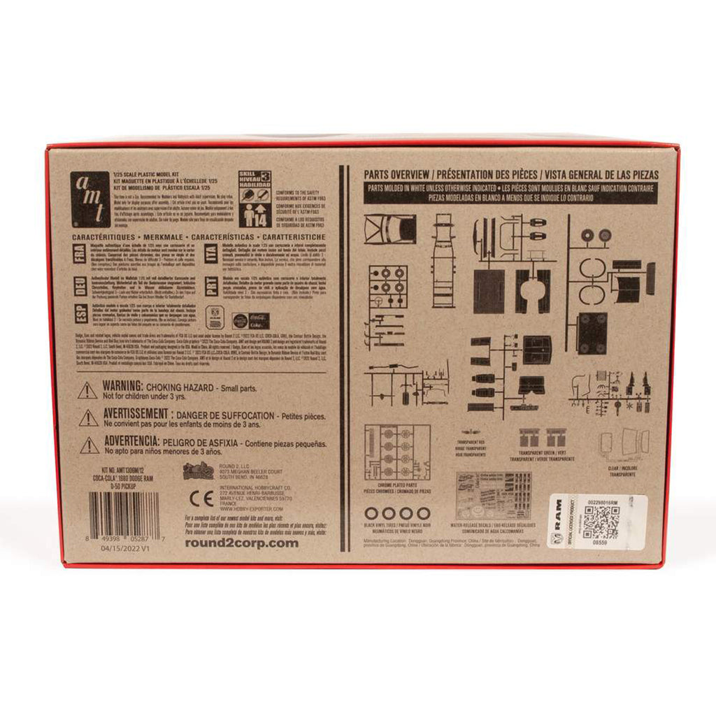 1980 Dodge Ram D-50 Pickup Truck "Coca-Cola" (Model Kit)