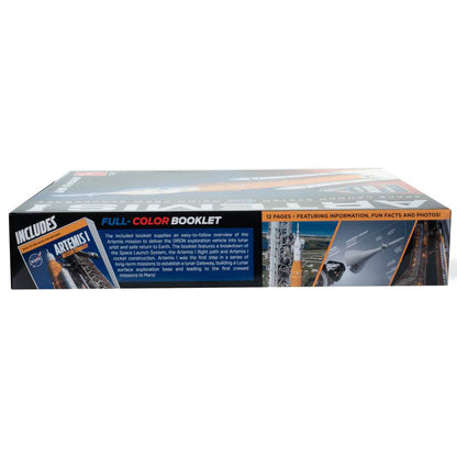 Product packaging with a full-color booklet included, featuring images of rockets and text.