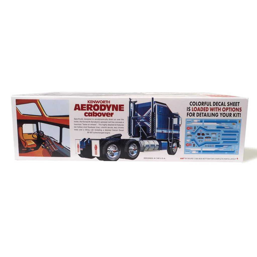 Kenworth Aerodyne decal sheet packaging on a white background