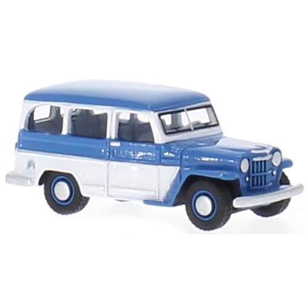 1954 Willys Jeep Station Wagon (Blue/White)