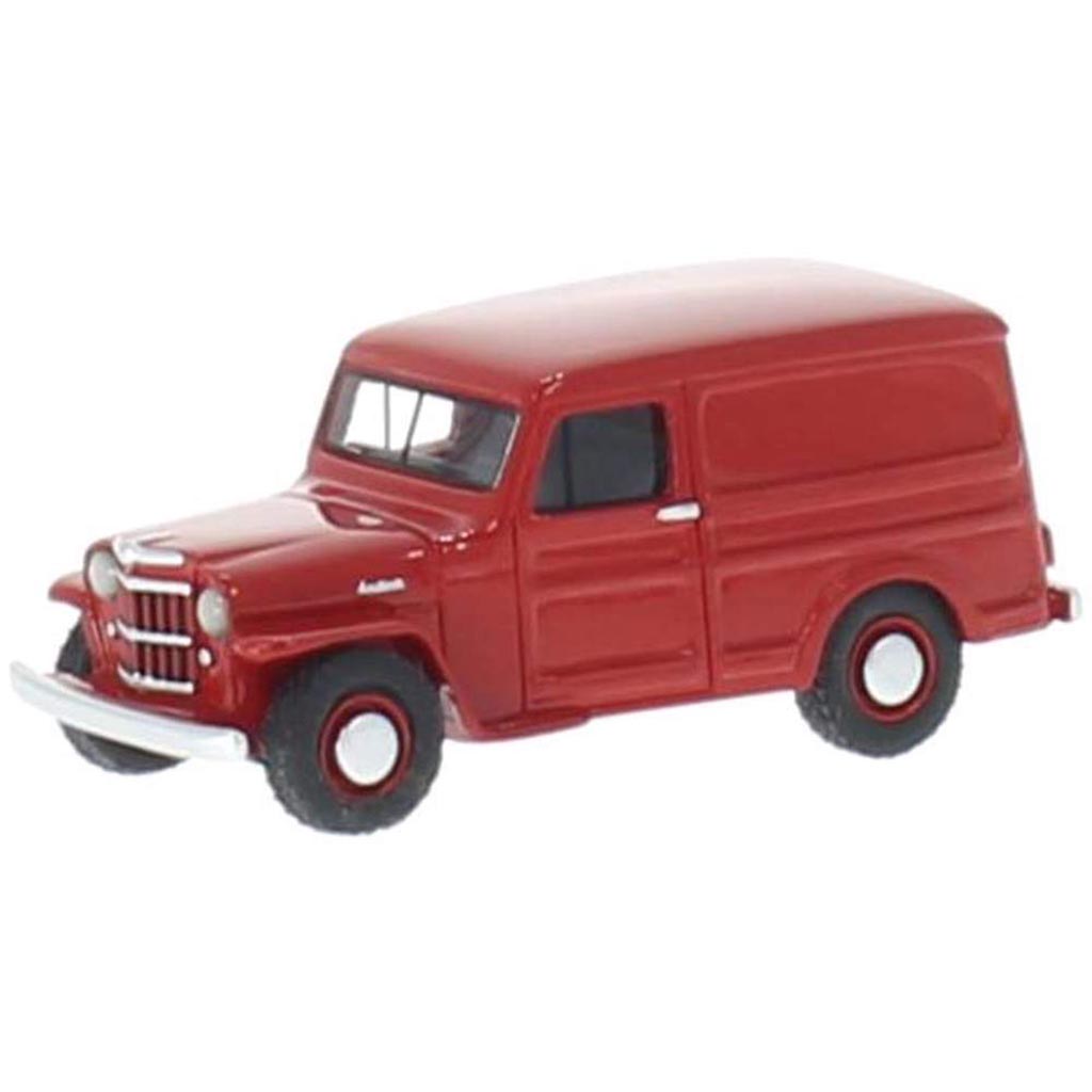 1954 Willys Jeep Station Wagon (Red)