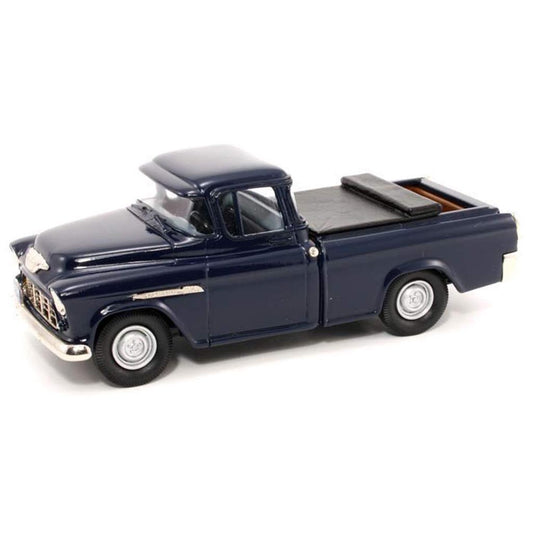 1955 Chevy Cameo Pickup Truck "Last Cameo" (Navy Blue) w/Tonneau Cover