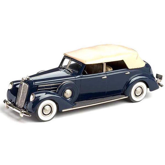 1937 Lincoln Le Baron Convertible Sedan (Dark Blue/Tan)