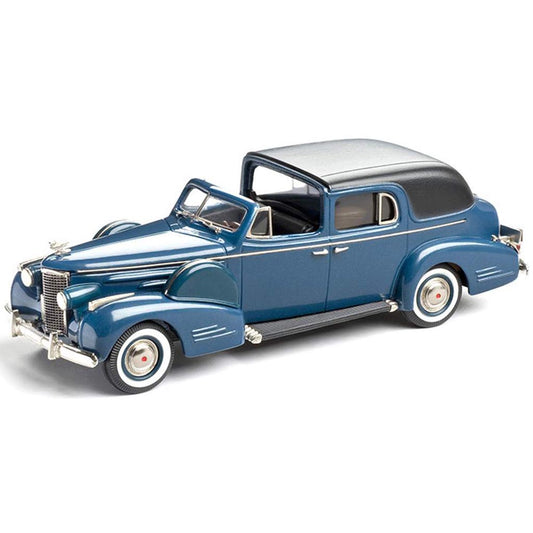 1938 Cadillac V-16 Fleetwood Town Car Limousine (Dark Blue/Black)