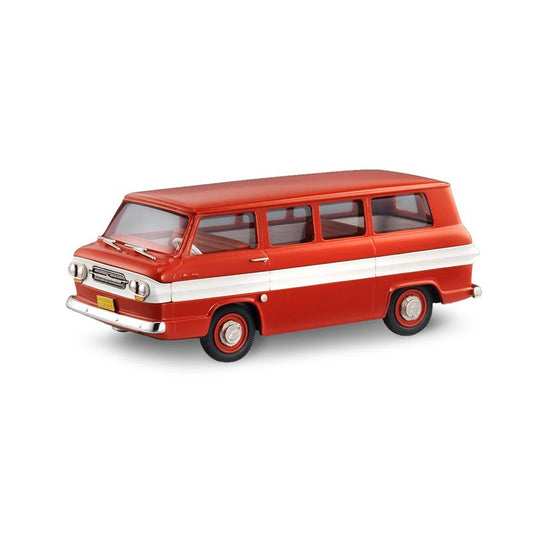 1962 Chevy Corvair Greenbriar Sport Van (Cardinal Red)