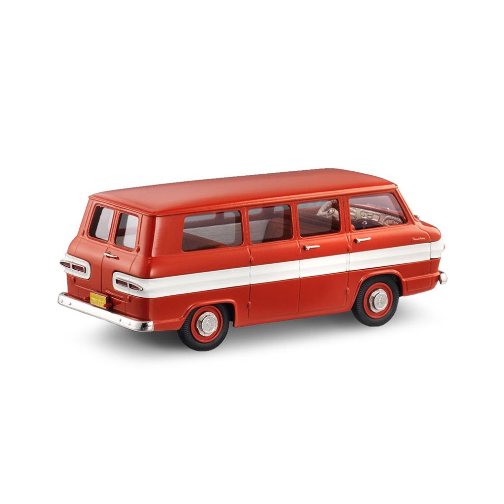 1962 Chevy Corvair Greenbriar Sport Van (Cardinal Red)