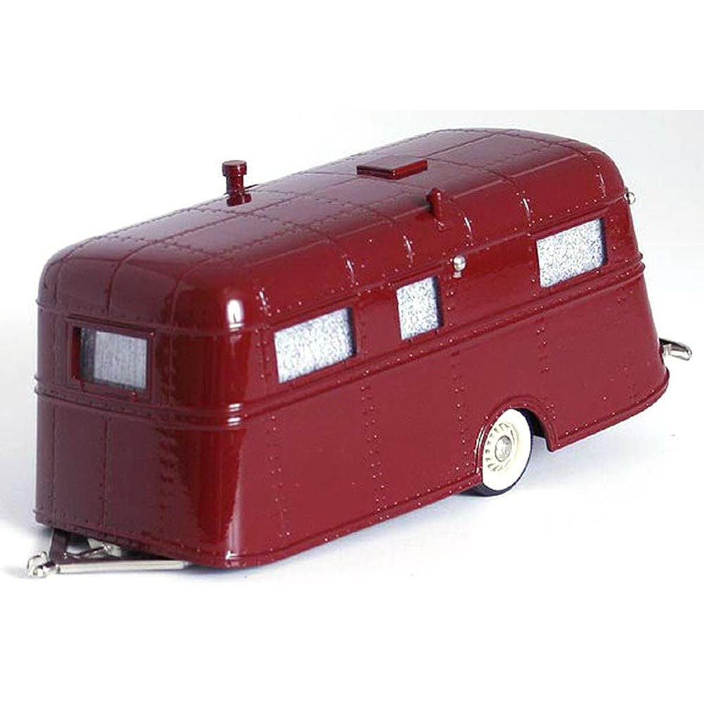 1937 Pierce-Arrow Travelodge Travel Trailer (Maroon)