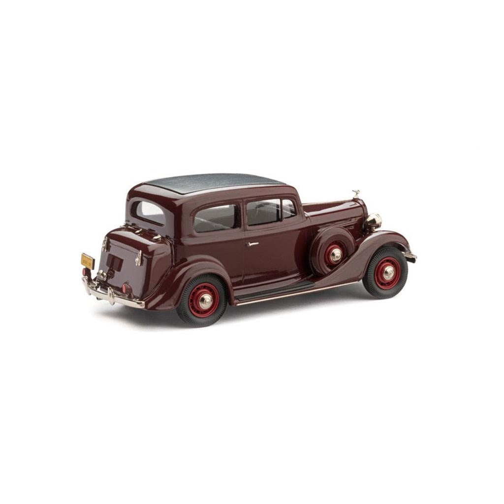 1934 Chevy 2-Door Sedan (Regent Maroon w/Red Wheels)