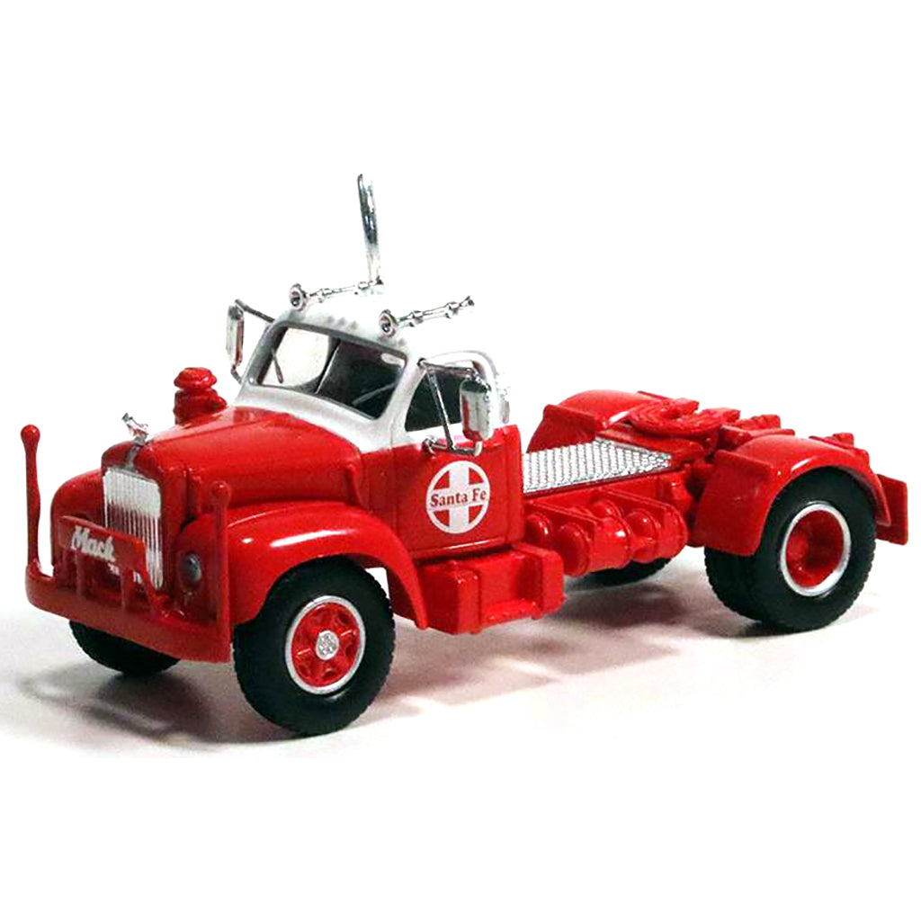 1953 Mack B-61 Tractor "Santa Fe Railway" (Red/White)