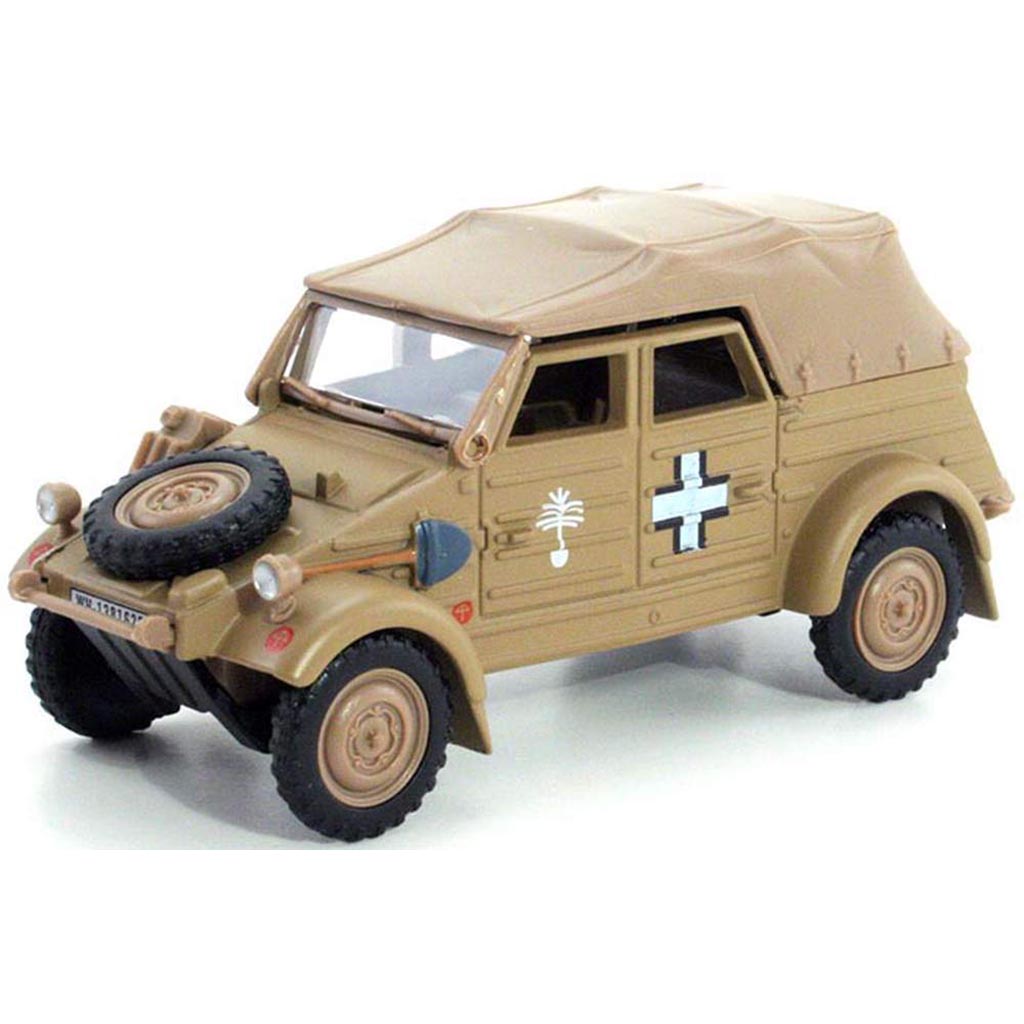 Volkswagen Kubelwagen K Type 82 Closed Top "Nazi German Army Heer North Africa" (Desert Tan)