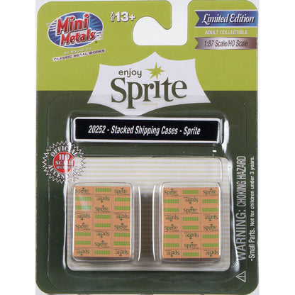 Stacked Shipping Cases "Sprite" (Cardboard Brown)