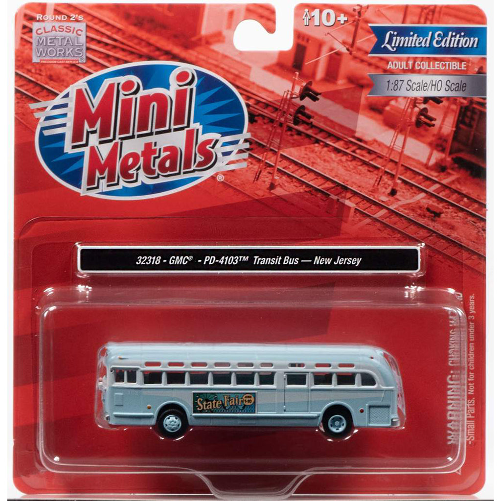 GMC PD-4103 Transit Bus "New Jersey - Burlington" (Light Blue/White)