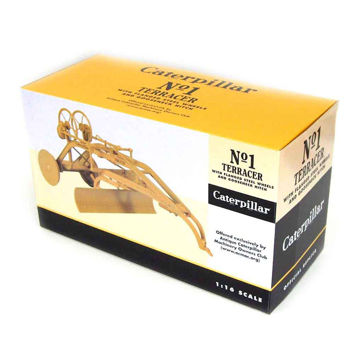 Caterpillar No1 Terracer with Flanged Steel Wheels and Gooseneck Hitch