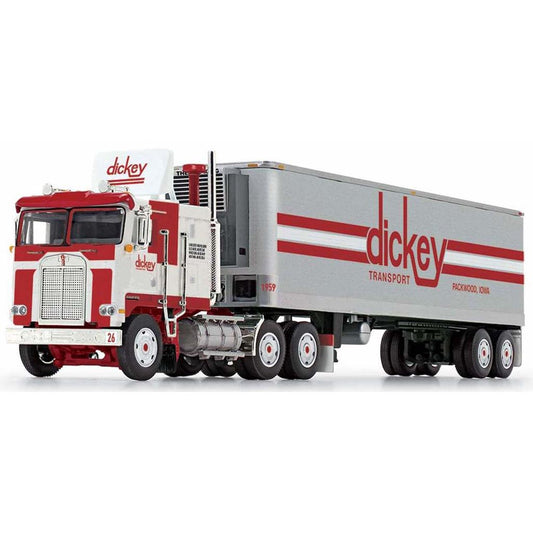 Model truck with 'Dickey Transport' branding on a white background