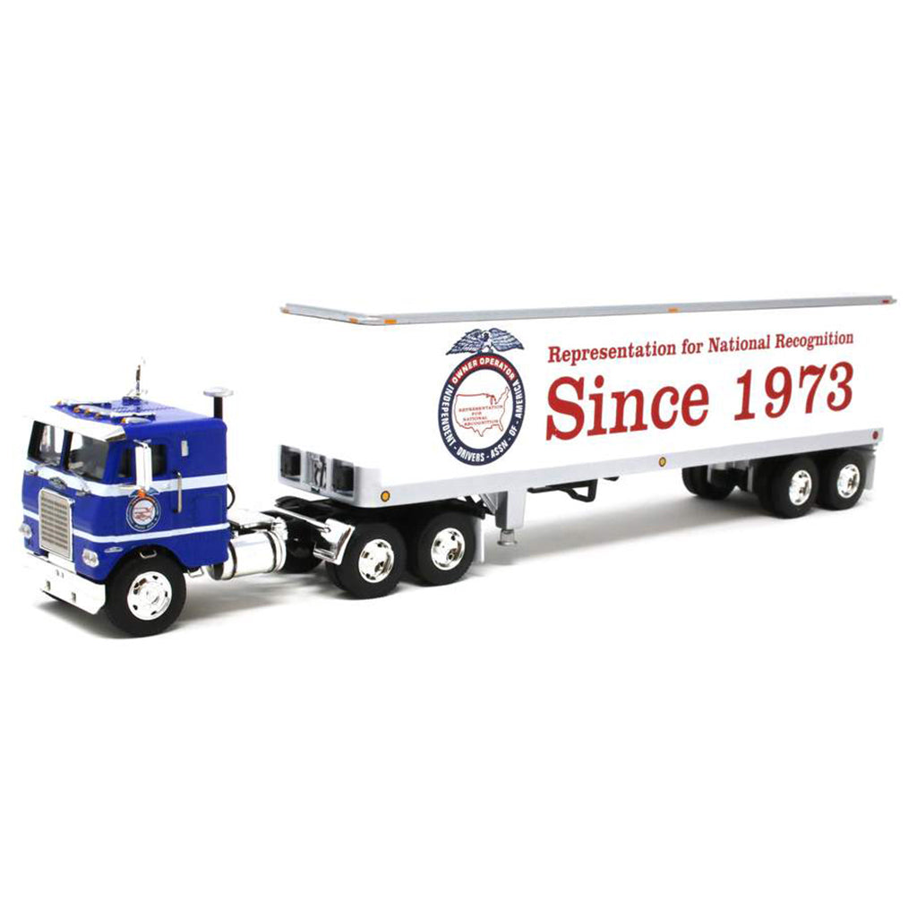 White Freightliner COE w/40' Dry Van Trailer "Owner Operator Independent Drivers Association of America 45th Anniversary"