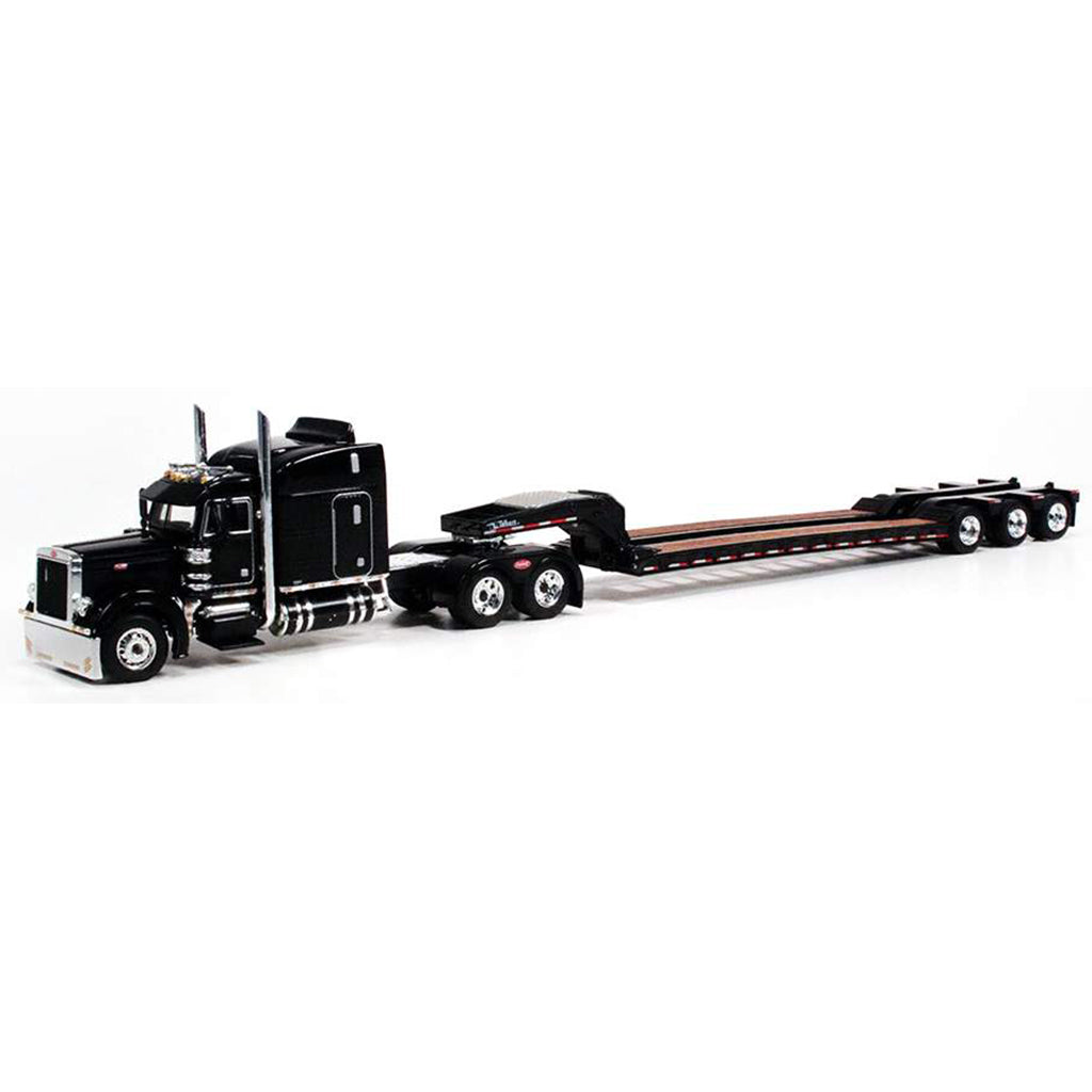 Peterbilt 379 w/Talbert Tri-Axle Lowboy Trailer (Black)