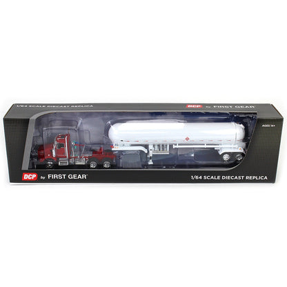 Kenworth T800 Day Cab w/Mississippi Liquefied Petroleum Tanker Trailer (Red/White)