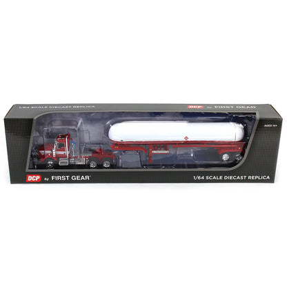 Kenworth T800 Day Cab w/Mississippi Liquefied Petroleum Tanker Trailer (Red/White)