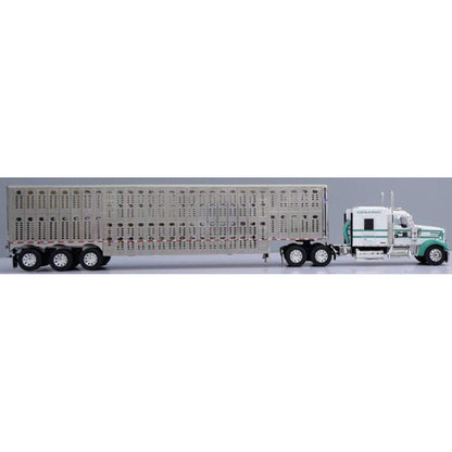 Kenworth W900L w/53' Wilson Silverstar Tri-Axle Livestock Trailer "V-Y Trucking"