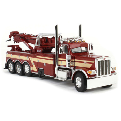 Peterbilt 389 Miller Century 1150 Rotator Tri-Axle Wrecker/Tow Truck (Red/Tan)