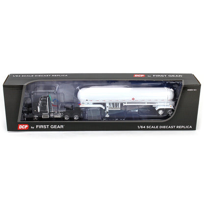 Kenworth T800 Day Cab w/Mississippi Liquefied Petroleum Tanker Trailer (Black/White)