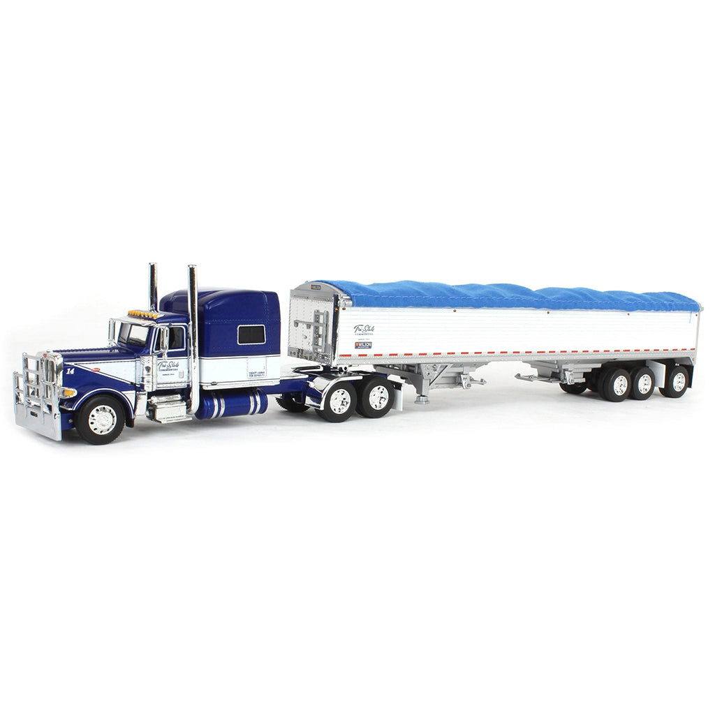 Peterbilt 389 w/50' Wilson Pacesetter Tri-Axle Grain Trailer 