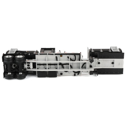 Model of a truck chassis on a white background