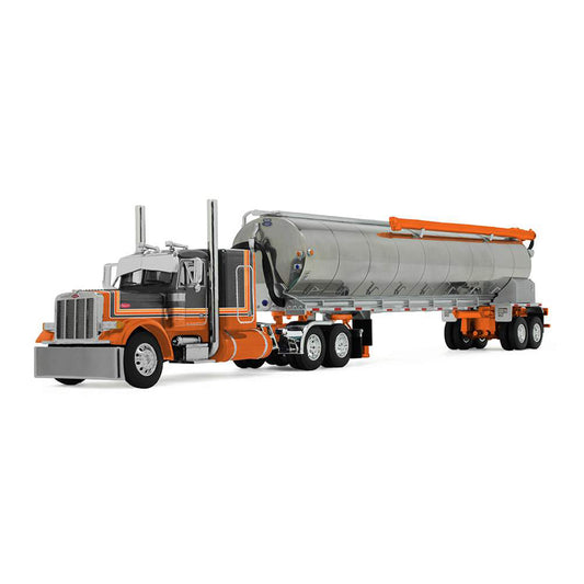 Peterbilt 379 w/Walinga Bulk Feed Trailer (Orange/Black)