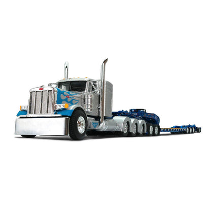 Peterbilt 379 Tri-Axle w/Fontaine Magnitude Lowboy Trailer w/Jeep & Stinger "Lindamood Heavy Hauling"