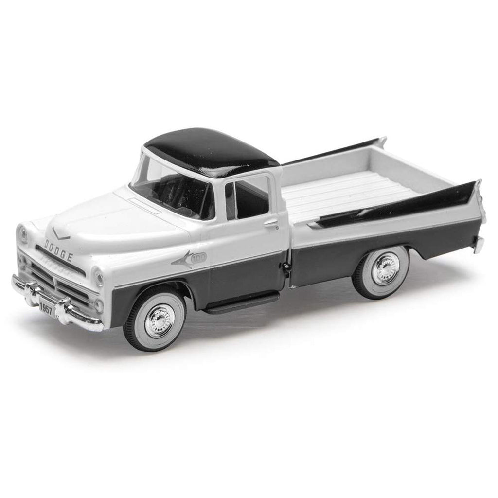 1957 Dodge D100 Sweptside Pickup Truck with Tonneau Cover (Blue/White)