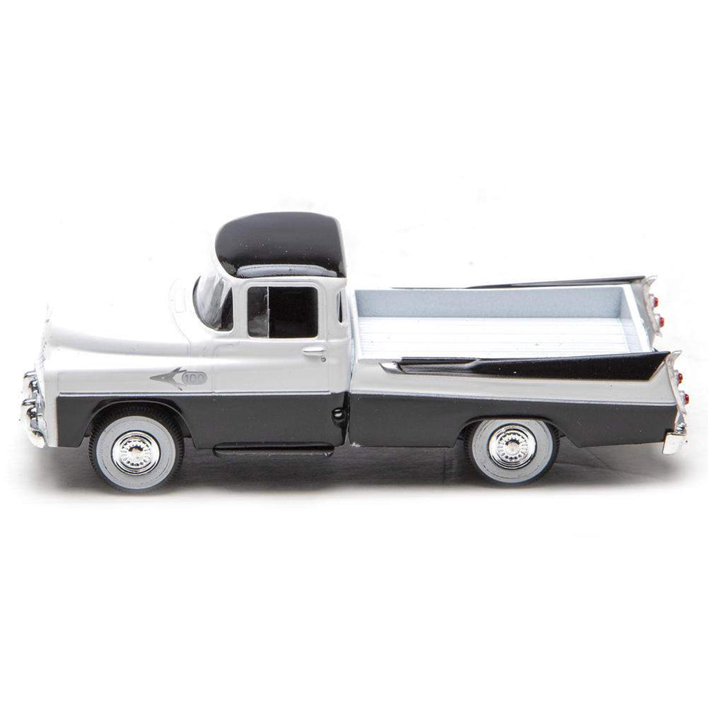 1957 Dodge D100 Sweptside Pickup Truck with Tonneau Cover (Blue/White)