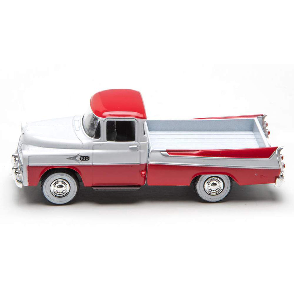 1957 Dodge D100 Sweptside Pickup Truck with Tonneau Cover (Blue/White)