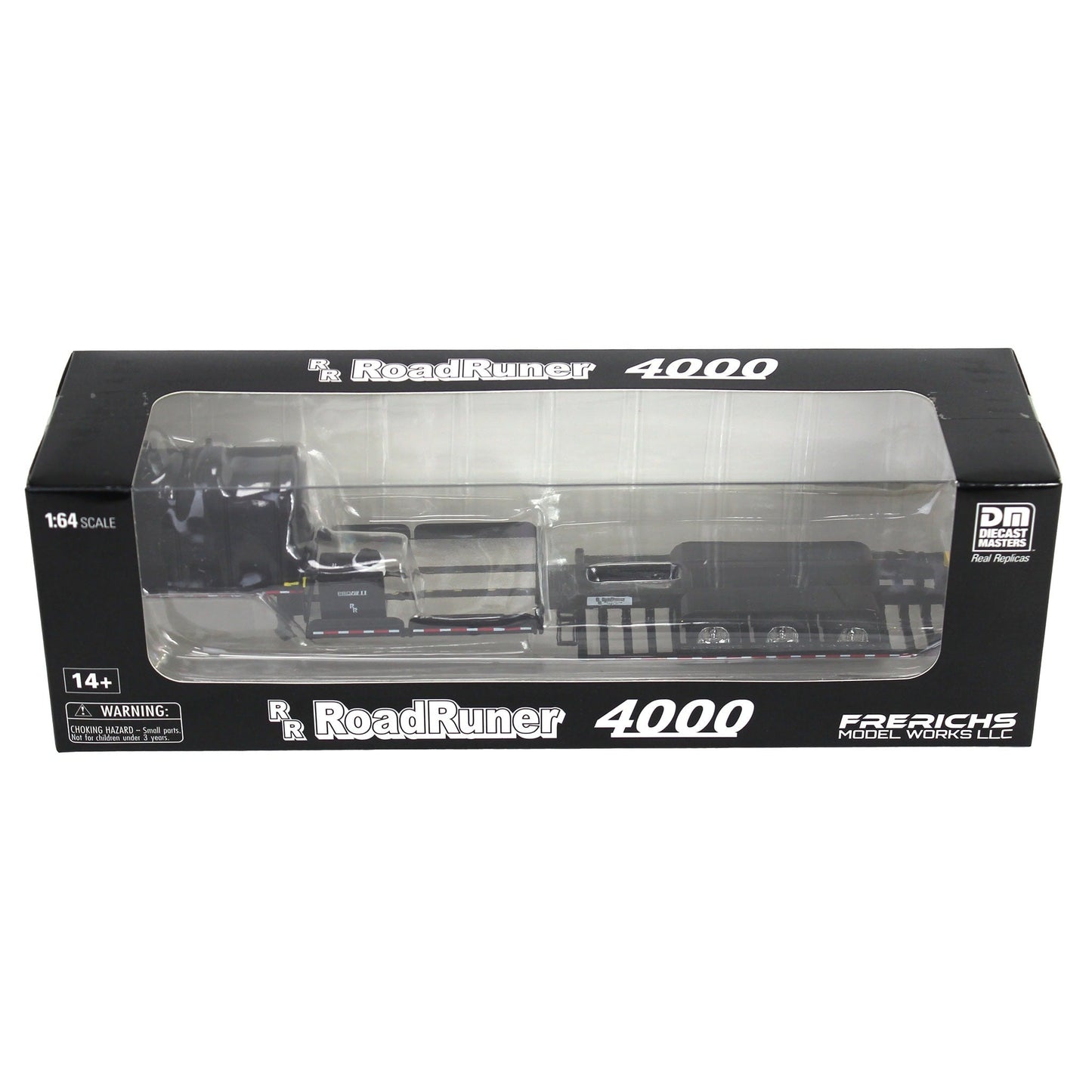 Model trailer in packaging with 'RoadRuner 4000' branding on a white background