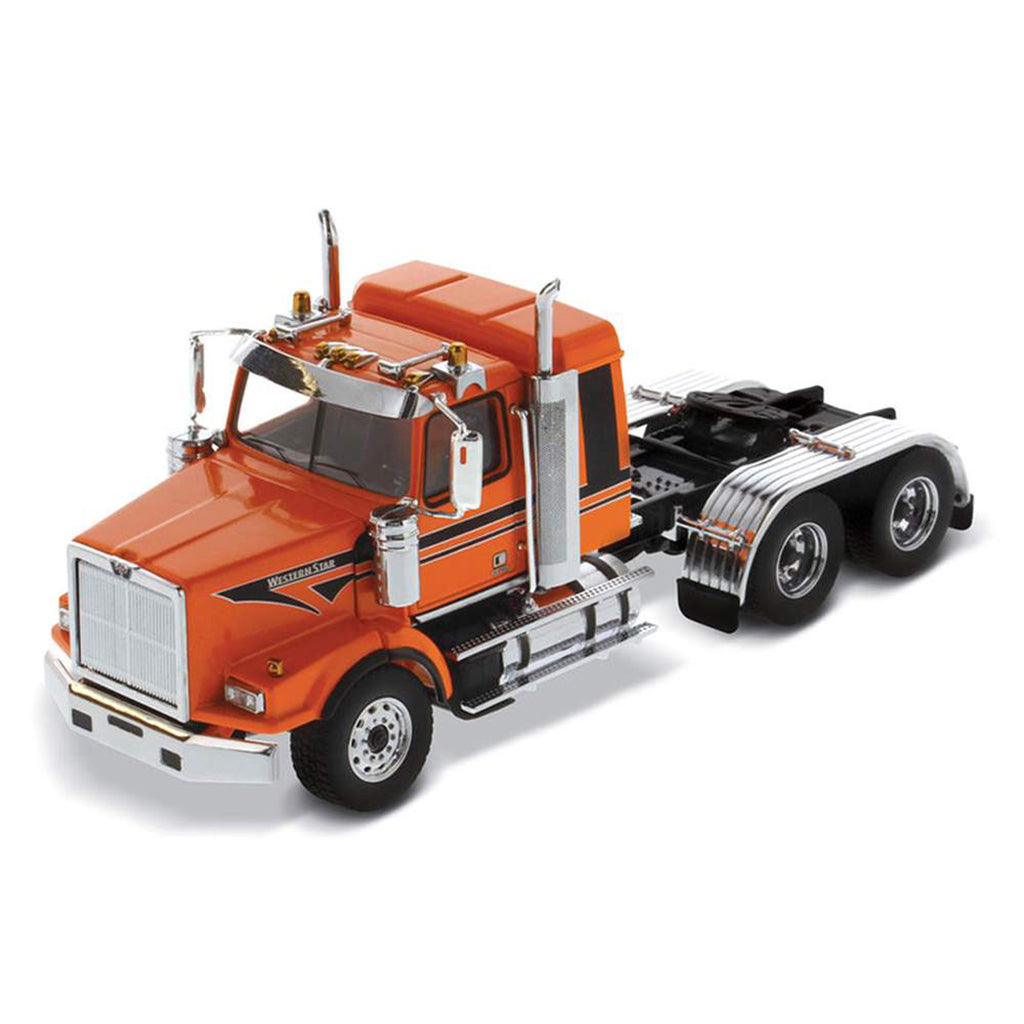 Western Star 4900 SB Sleeper Cab Tractor (Metallic Orange w/Black Stripes)