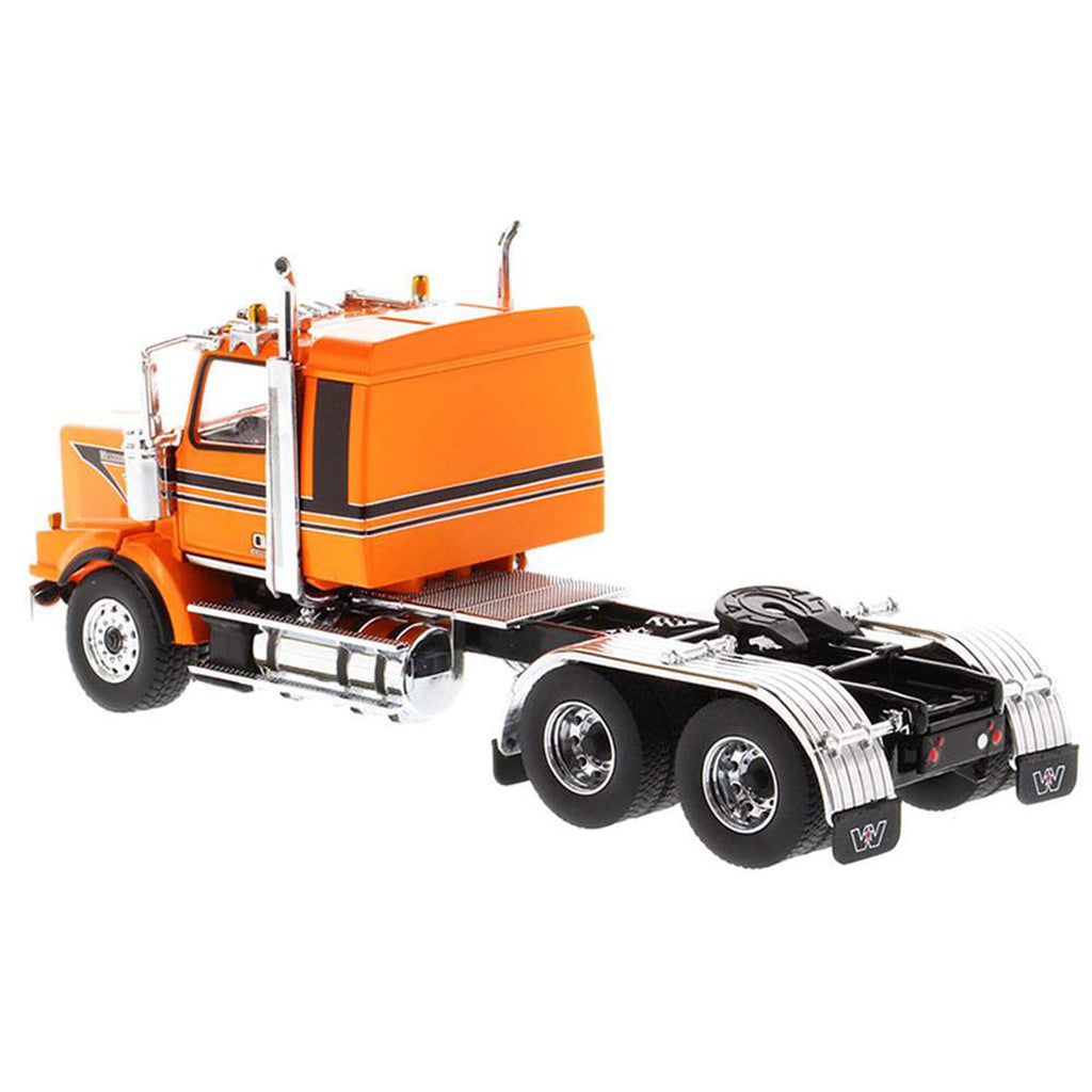 Western Star 4900 SB Sleeper Cab Tractor (Metallic Orange w/Black Stripes)