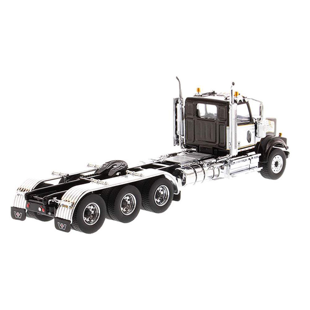 Western Star 4900 SF Day Cab Tridem Tractor (Black/White)