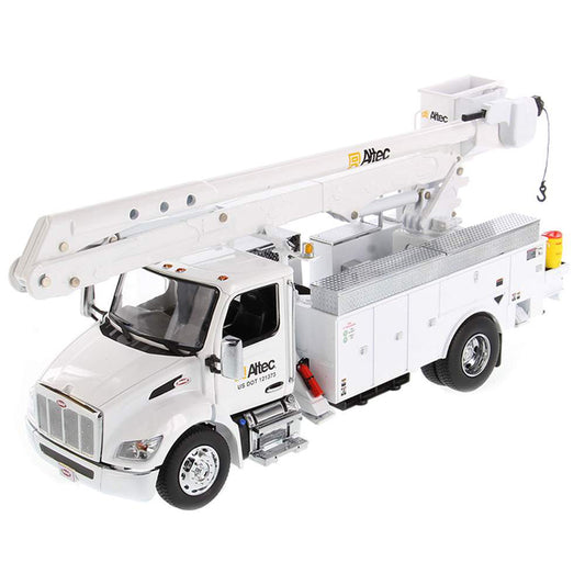 Peterbilt Model 536 w/Altec AA55 Aerial Service Truck (White)