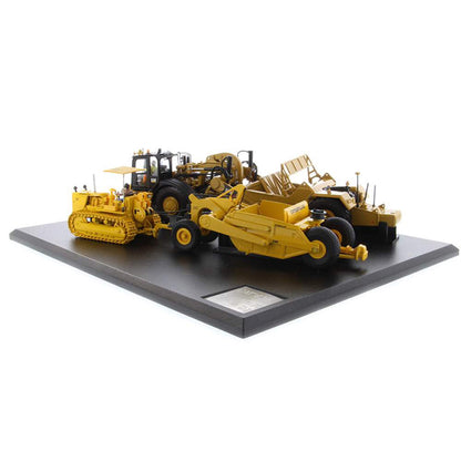 Caterpillar D7 Track-Type Tractor with No. 70 Scraper & Caterpillar 621K Scraper