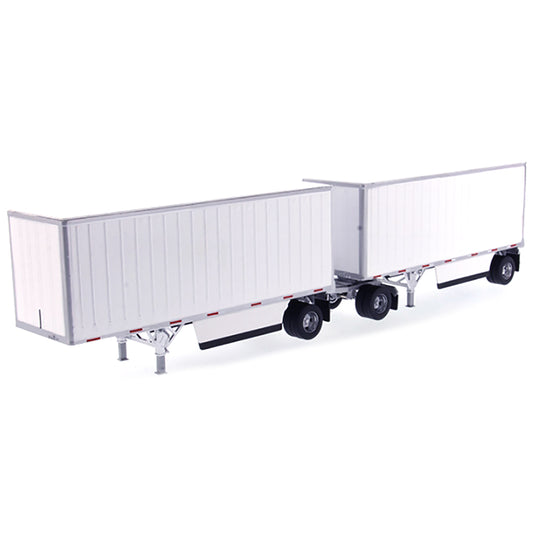 Wabash National 28' Double Pup Trailers (White)