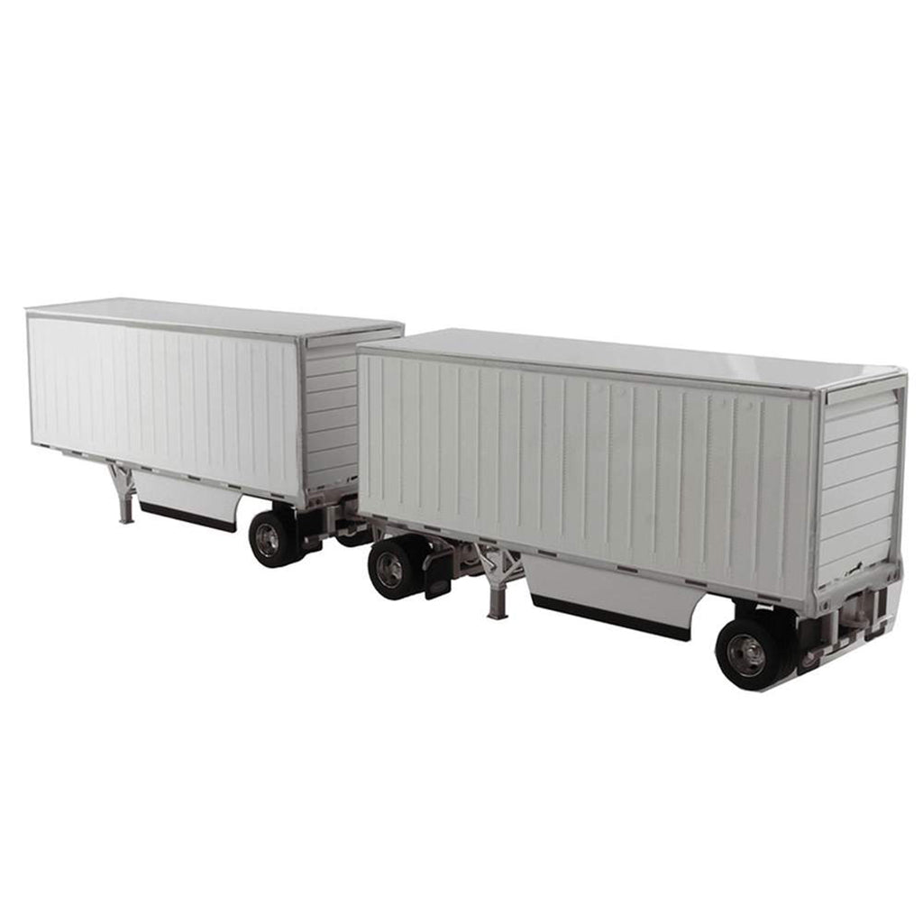 Wabash National 28' Double Pup Trailers (White)