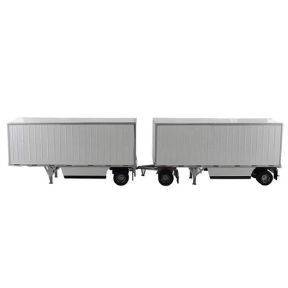 Wabash National 28' Double Pup Trailers (White)