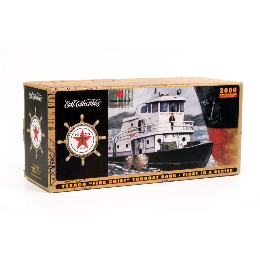 Tugboat "Texaco Fire Chief" (Silver Chrome) (Bank) (Collector's Club Special Edition)