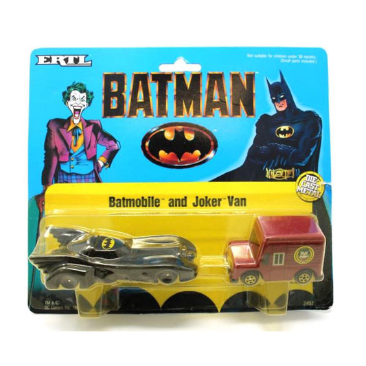 1989 Batman Batmobile & Joker Van