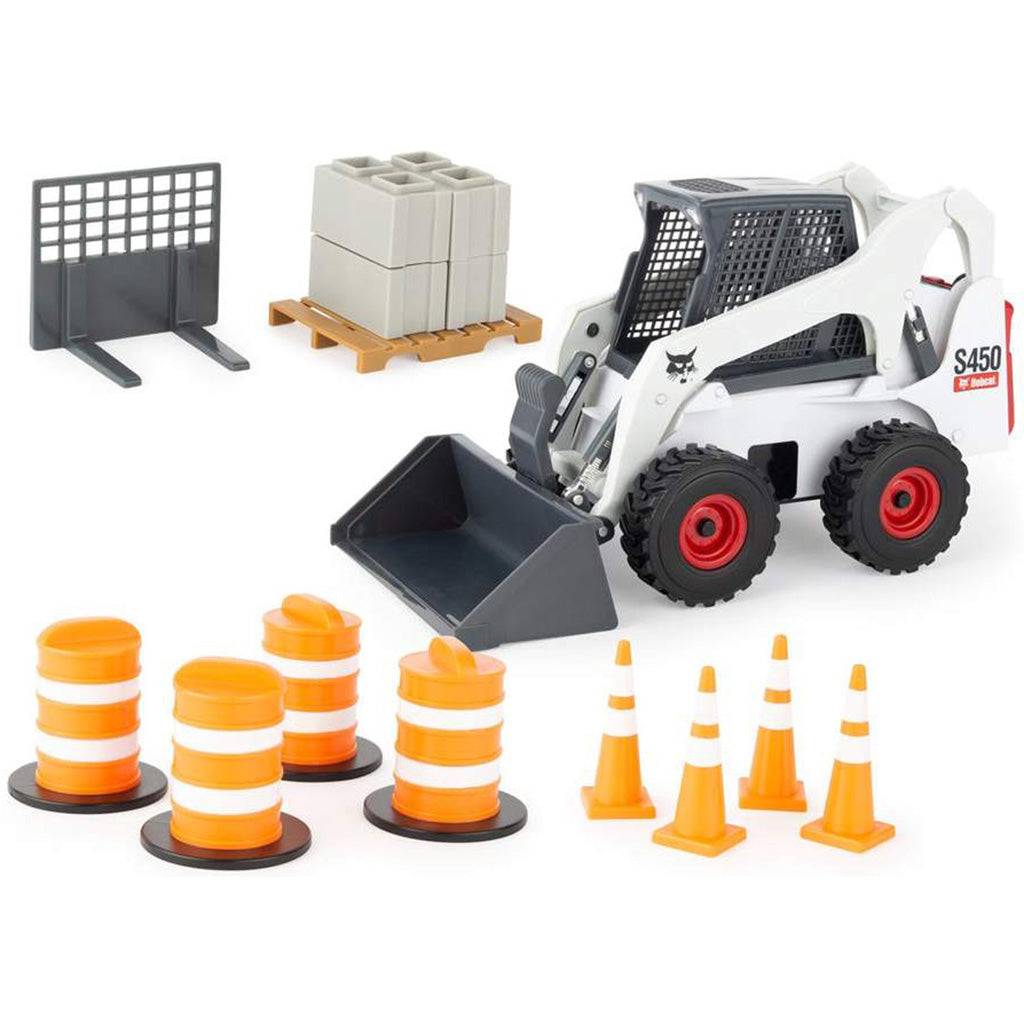 Bobcat S450 Skid Steer Loader w/Accessories (High Impact ABS Plastic)