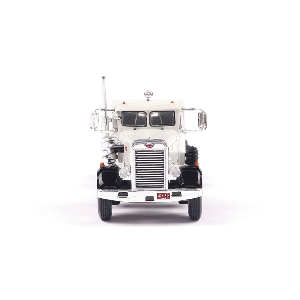 Model of a Peterbilt 281 truck on a white background