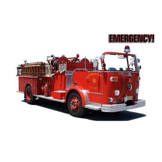 1965 Crown Firecoach Pumper "Los Angeles Co. Fire Dept. Engine 51 - Emergency"