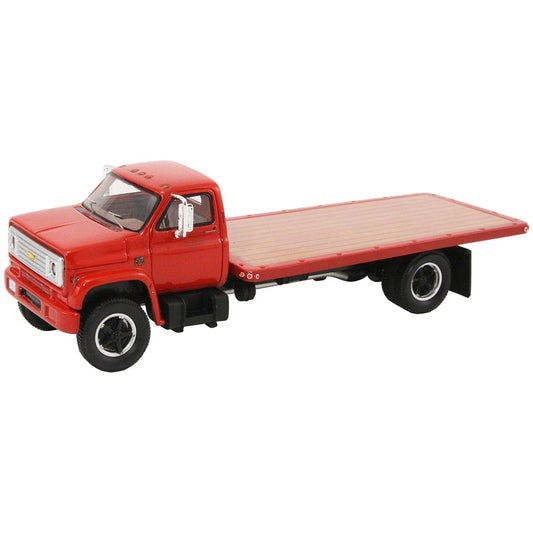 1975 GMC 6000 Medium-Duty Flatbed Truck (Red)